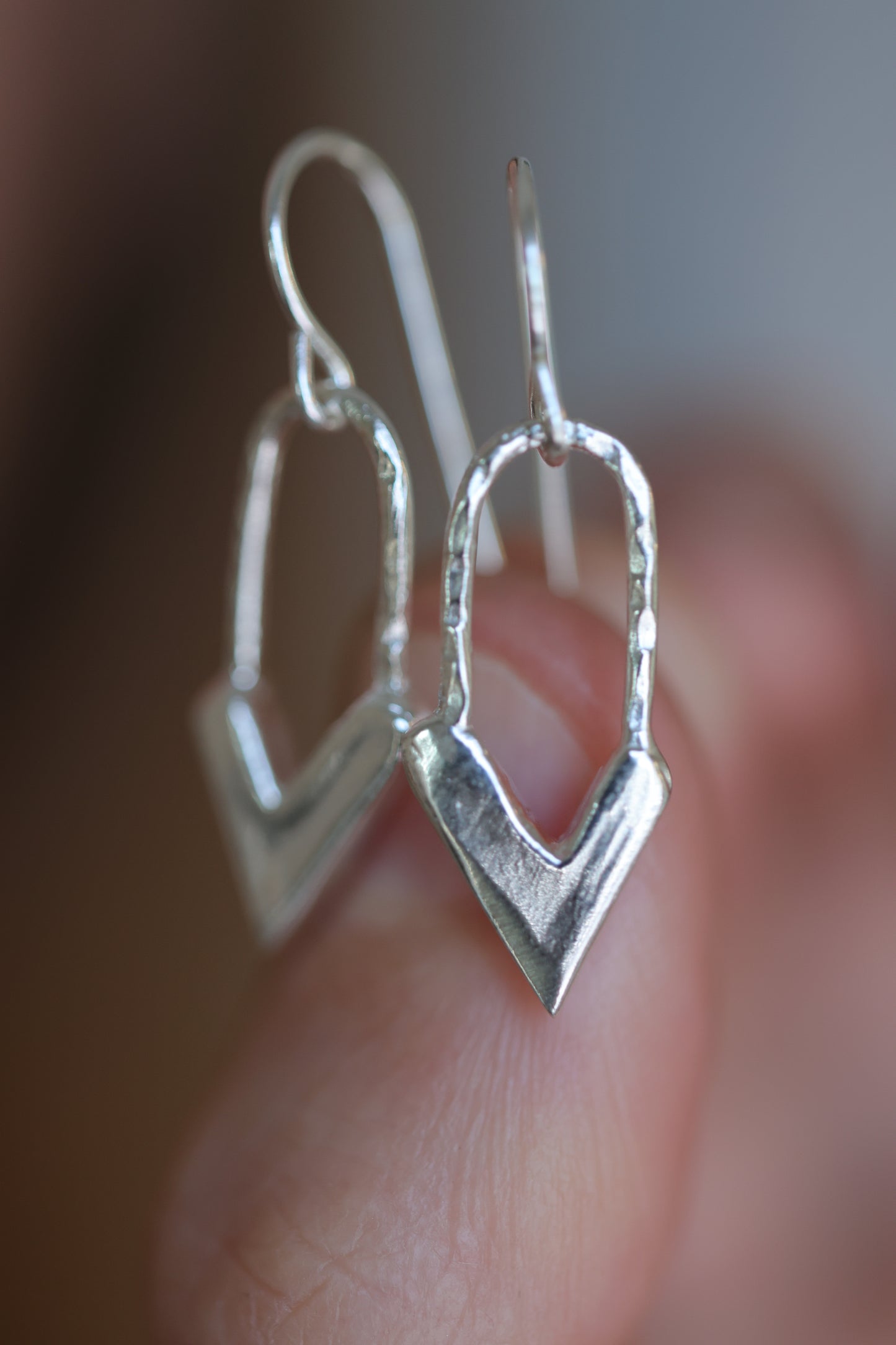 Small Heart locket earrings Valentine’s Day gift