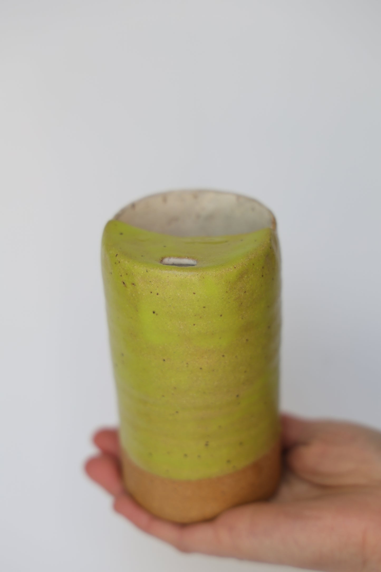 Chartreuse Stoneware To-Go Cup – 9 oz
