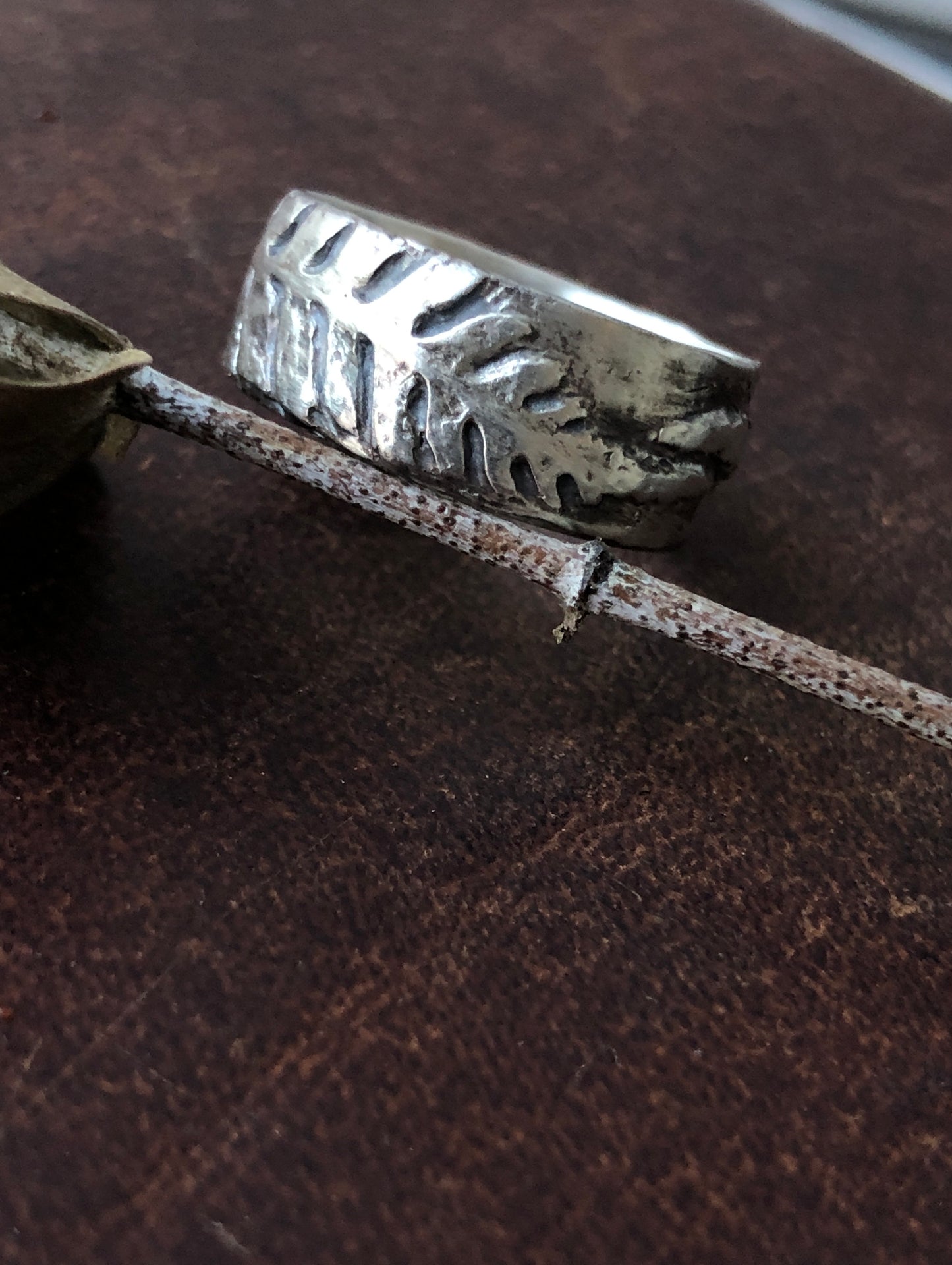 FERN BAND | Handmade in Sterling Silver