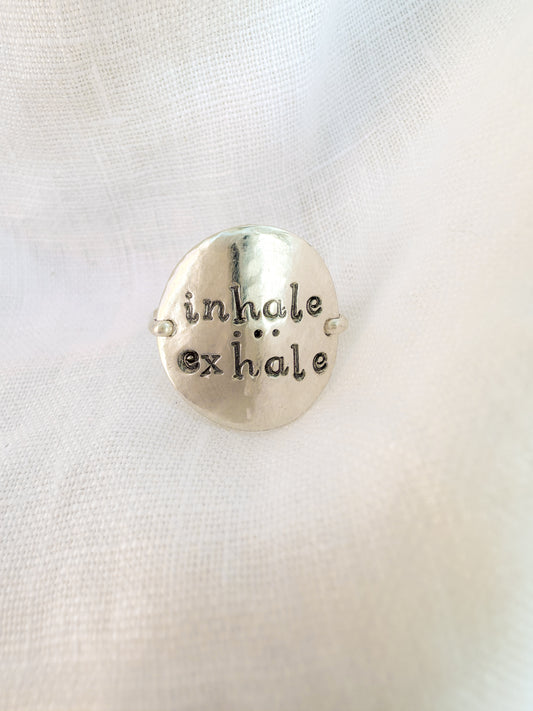 INHALE EXHALE | Ring One of a Kind, Size 7 1/2