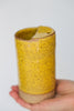 PRE-ORDER -- Yellow Buttered Sunlight Speckled Stoneware To-Go Cup