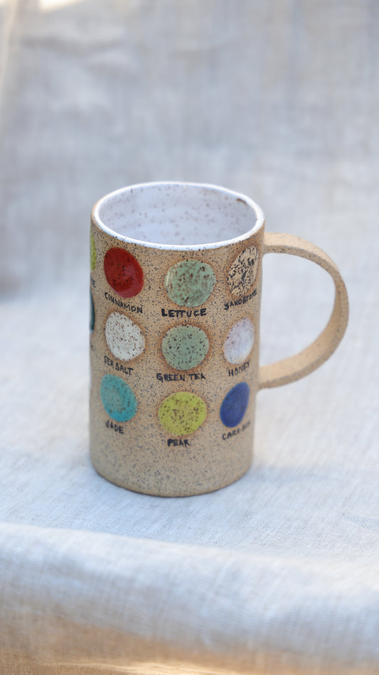 Seconds SALE - Color Swatch Mug For Makers + Creatives