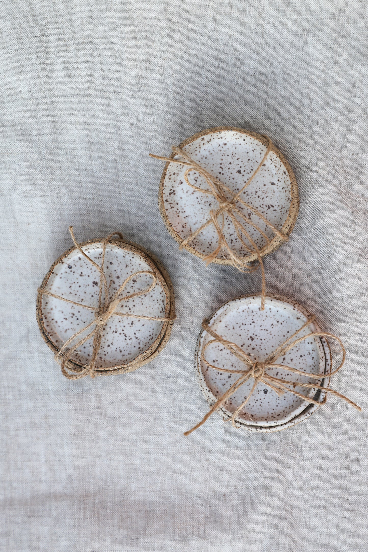 Speckled Ceramic Ring Dish – Handmade Jewelry Dish, Small Stoneware Trinket Bowl, Stocking Stuffer Gift