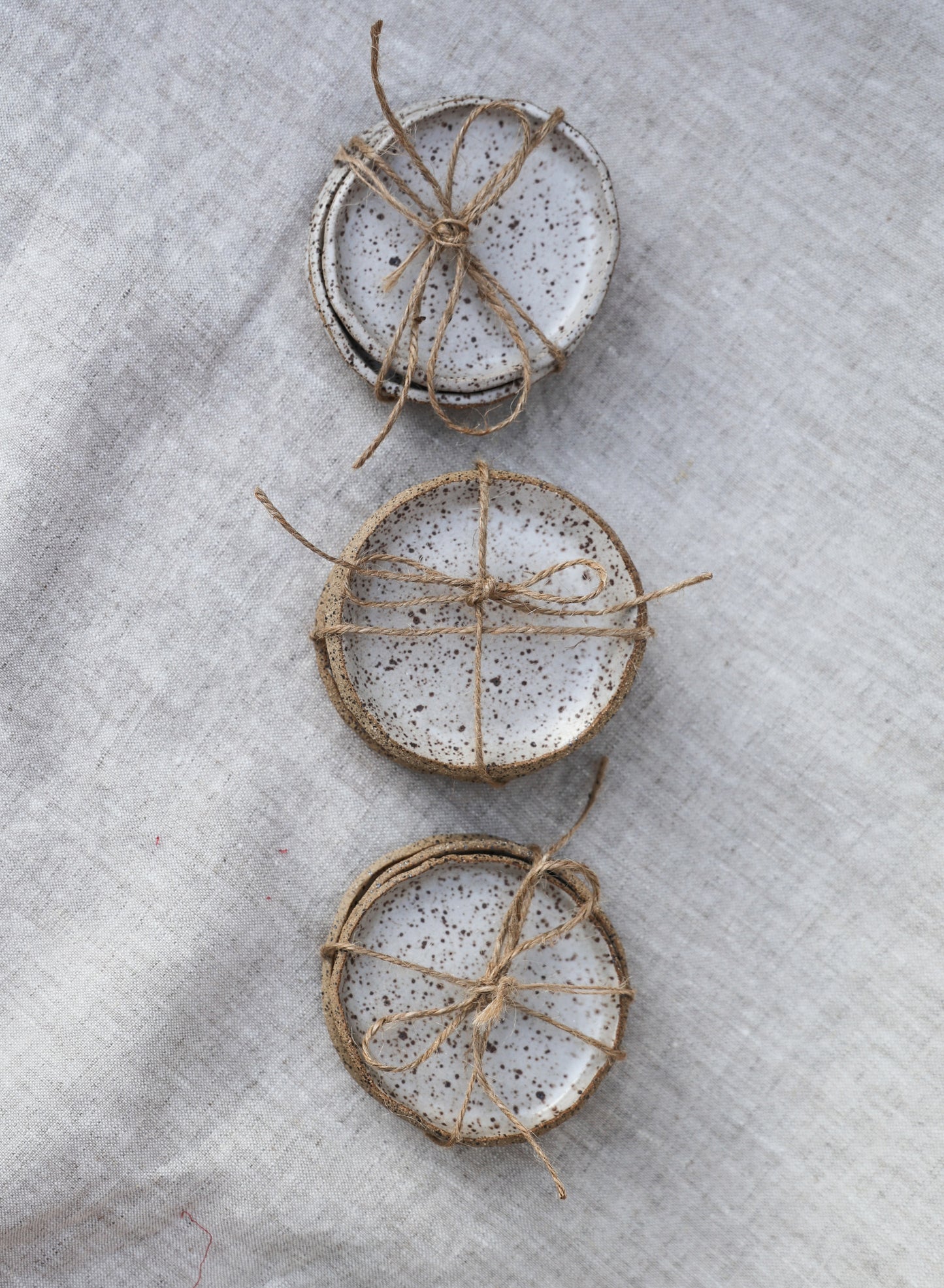 Speckled Ceramic Ring Dish – Handmade Jewelry Dish, Small Stoneware Trinket Bowl, Stocking Stuffer Gift