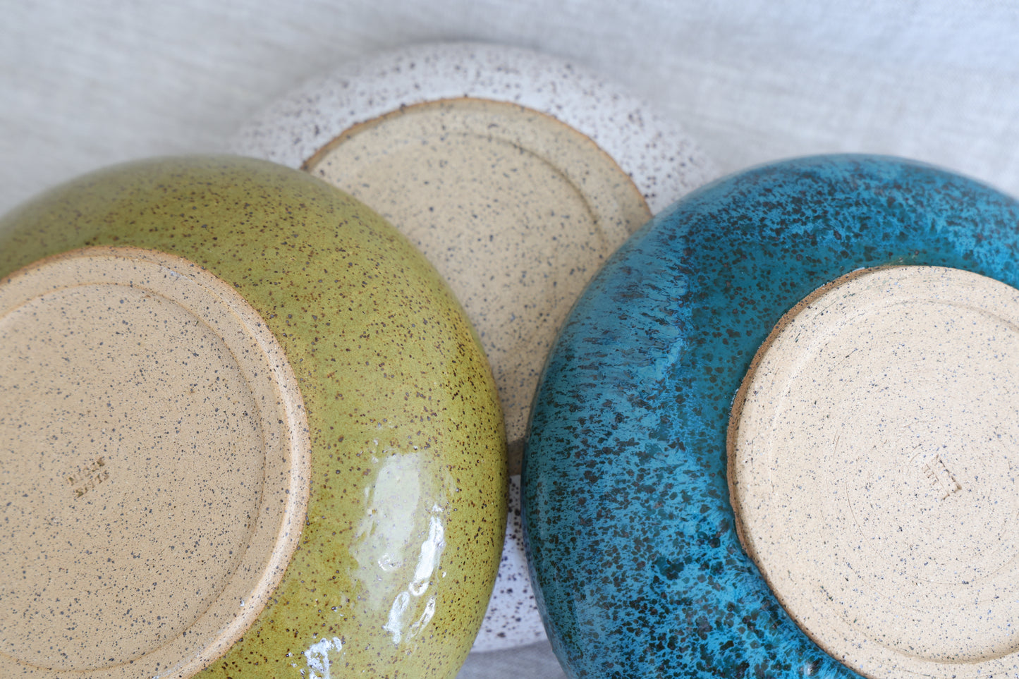 Choose your colors, Handmade Bowls for Pasta, Salad or every meal, Minimalist Pottery, Ceramic, Made to Order