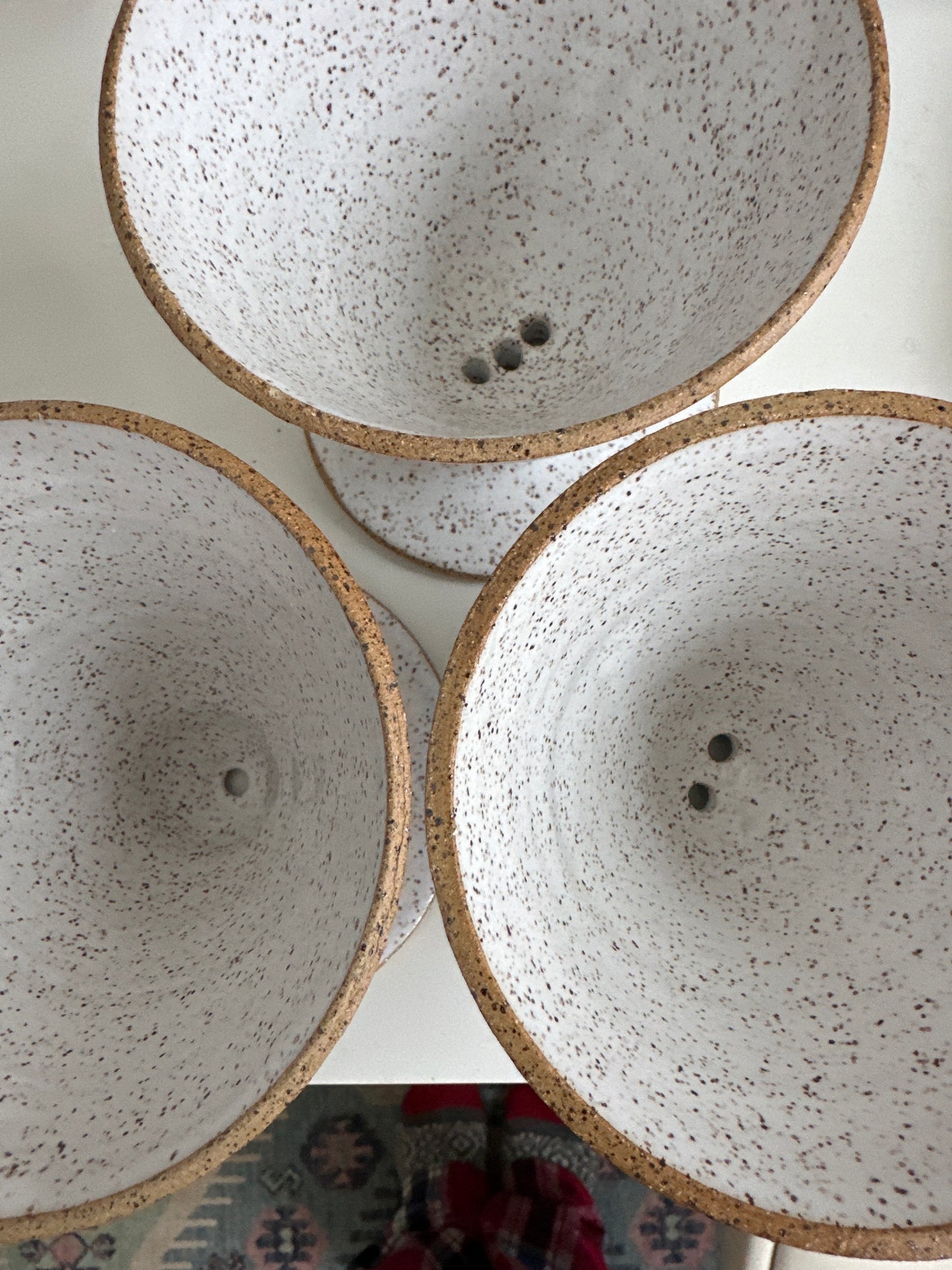 Handmade White Coffee Pour Over Brewer Coffee Maker, White, Minimalist Dripper,  Ceramic Stoneware Hand Thrown in Maine