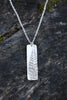 Intricately textured realistic fern necklace, Maine ferns, simple nature necklace, minimalist botanical necklace