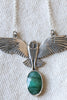 Barn owl, grounding wisdom and stillness, hand carved barn owl necklace with Brazilian Emerald, Carnelian, moonstone, or by itself.