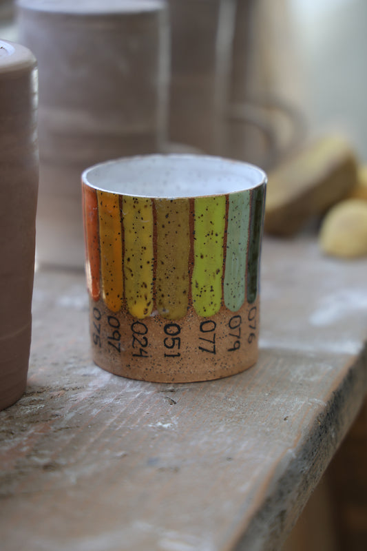 SECOND Short Color Swatch Mug