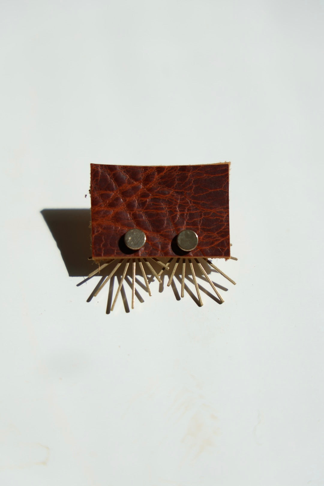 Sun Burst Ear Jacket Earrings, Studs, Gold Color, Brass Stud, Aesthetic,