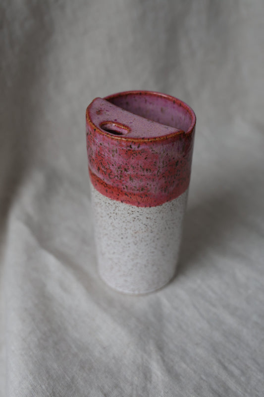 Peony blossom travel cup