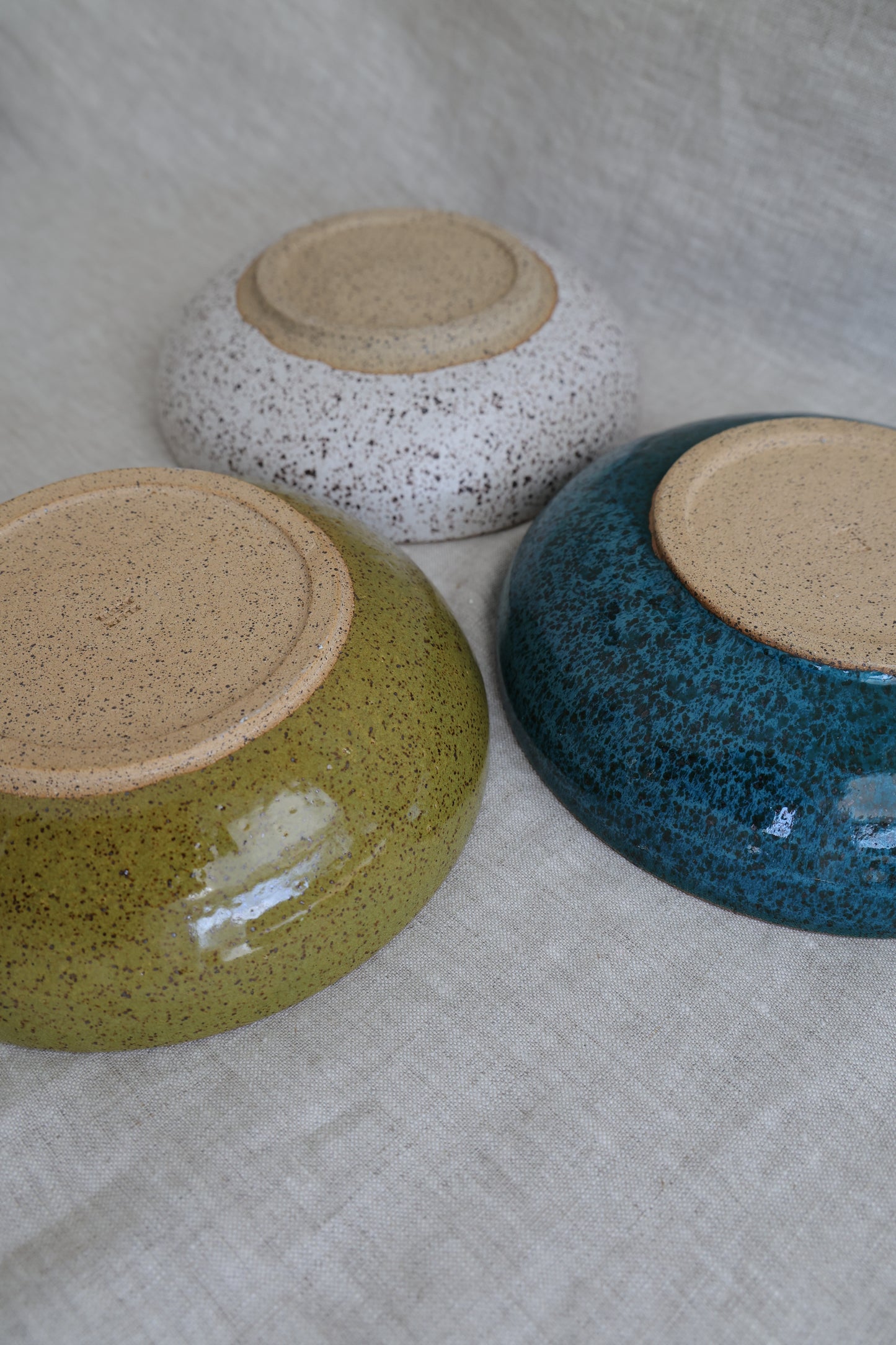 Choose your colors, Handmade Bowls for Pasta, Salad or every meal, Minimalist Pottery, Ceramic, Made to Order
