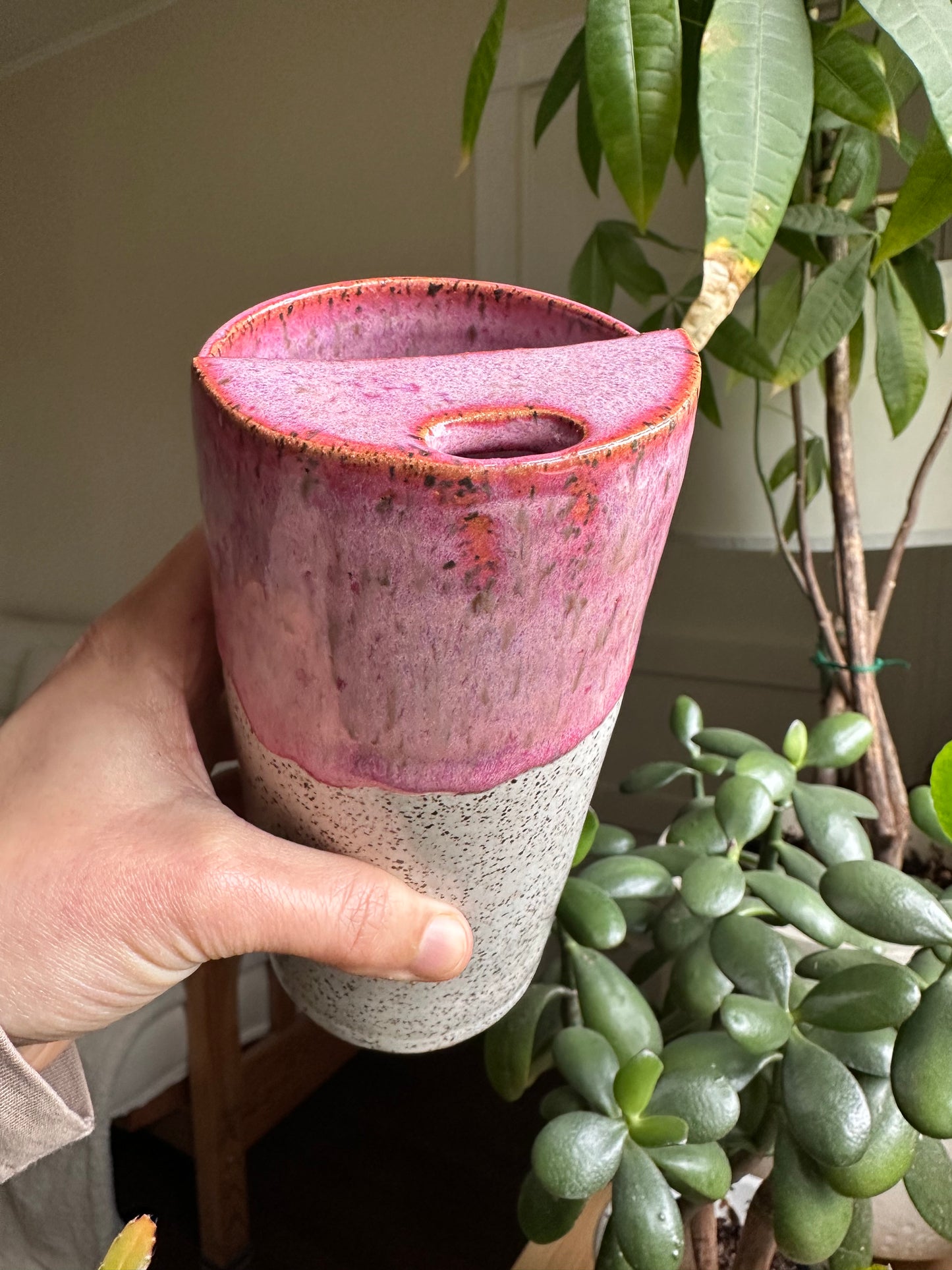 Peony blossom travel cup
