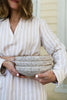 Speckled Matte White Handmade Pasta Bowls , Minimalist Pottery, Ceramic, Made to Order