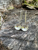 Minimalist Dome, Maine Recycled Dome Earrings | Handmade Sterling Silver or Brass | Eco-Friendly Jewelry